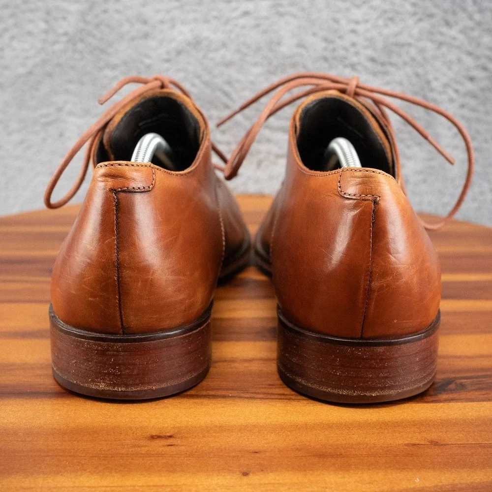Cole Haan Men's Brown Leather Vintage Oxford Dress Shoes Size 13M #5713141 EUC